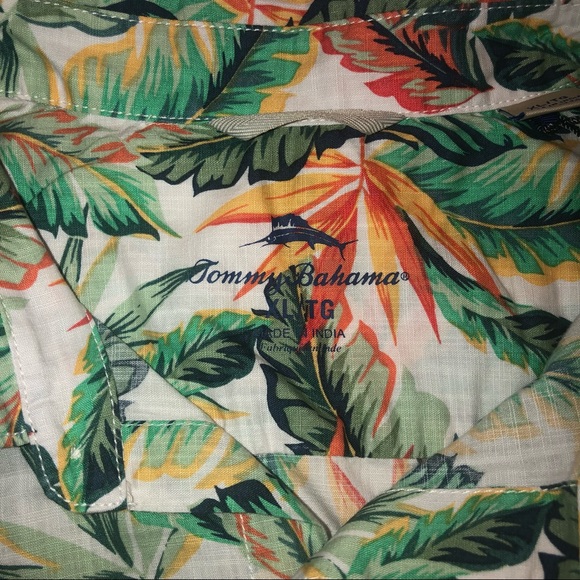 Tommy Bahama S/S Tropical Floral Print Button Down - Picture 6 of 6